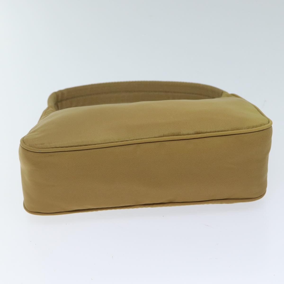 PRADA Hand Bag Nylon Brown Auth 71861