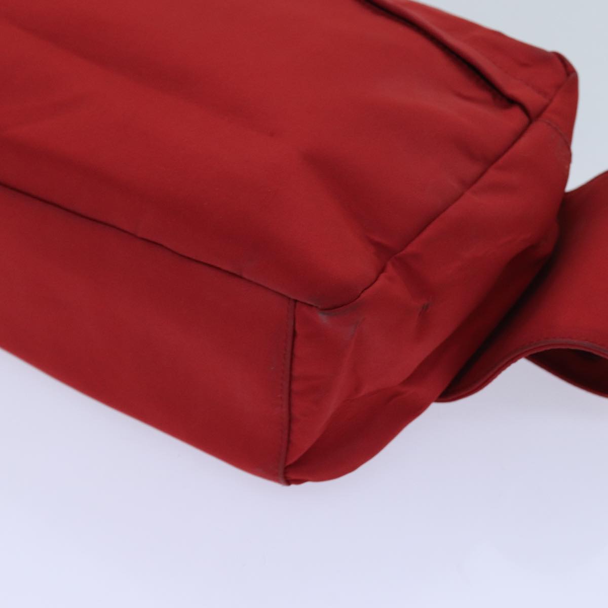 PRADA Waist bag Nylon Red Auth 71865