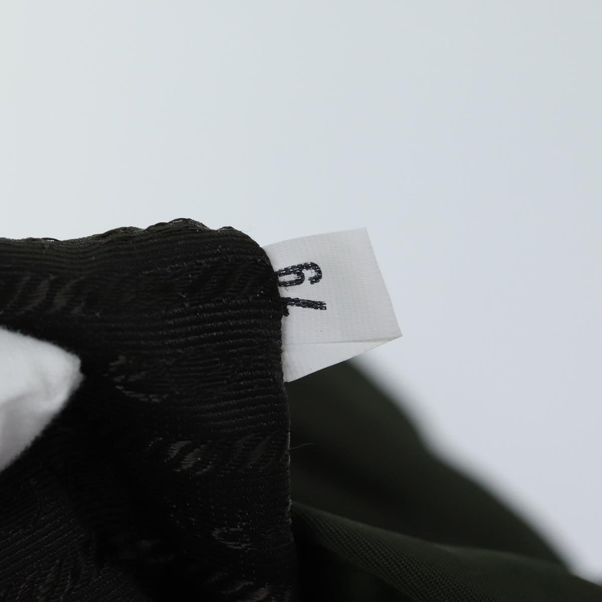 PRADA Shoulder Bag Nylon Khaki Auth 71868