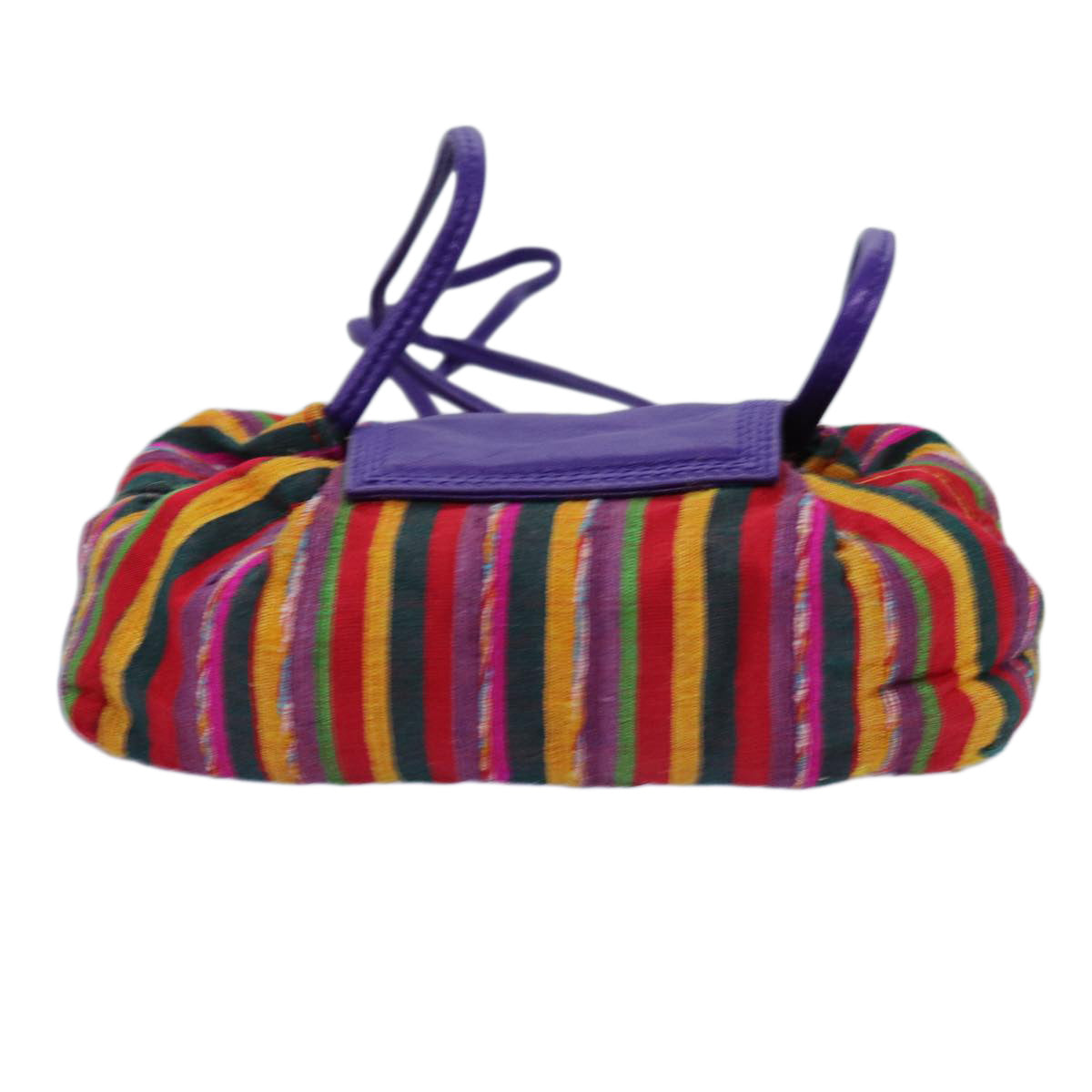 LOEWE Shoulder Bag cotton Multicolor Purple Auth 71875 - 0