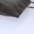 CELINE Macadam Canvas purse Pouch PVC Brown Auth 71887-15