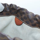 CELINE Macadam Canvas purse Pouch PVC Brown Auth 71887-9