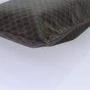 CELINE Macadam Canvas purse Pouch PVC Brown Auth 71887-7