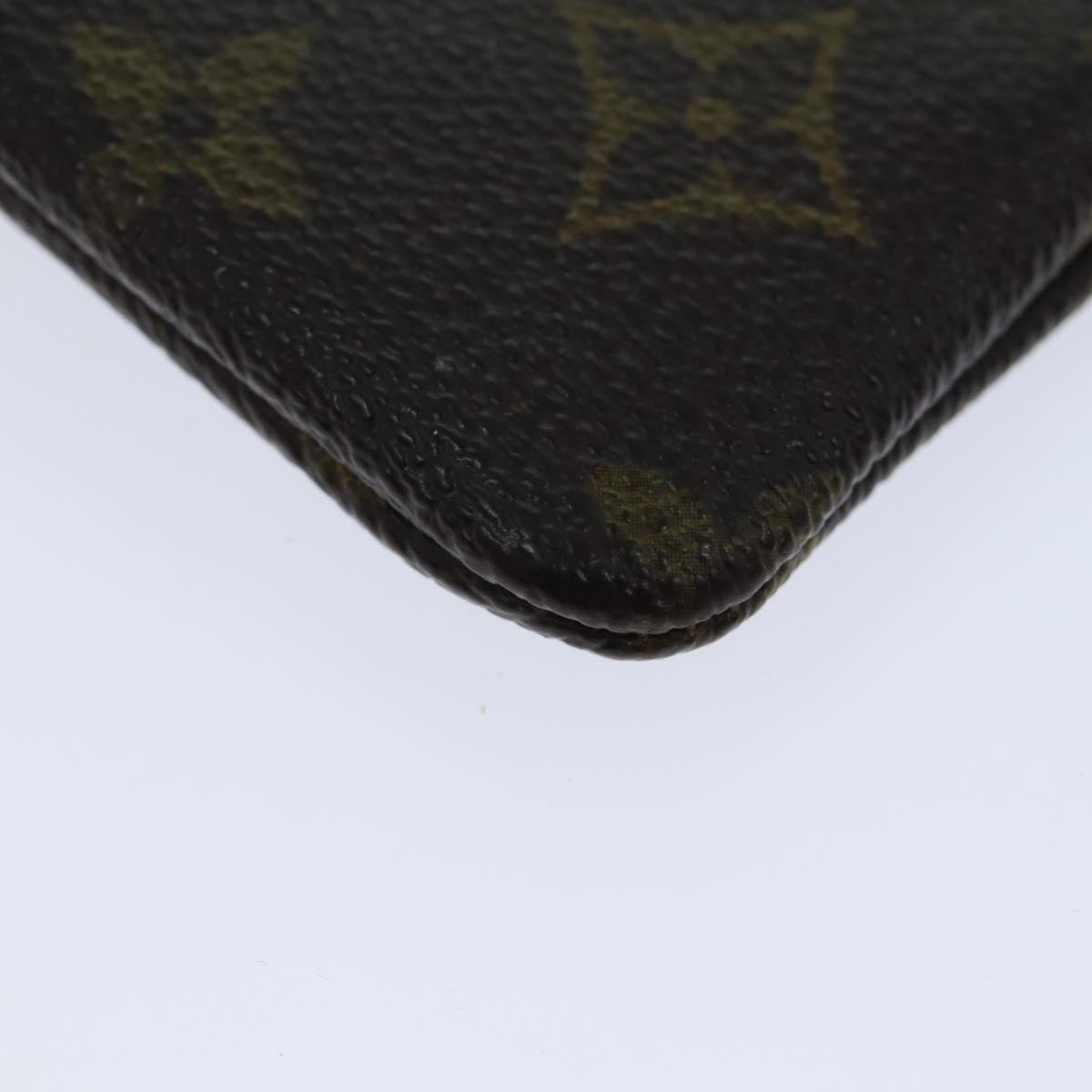 LOUIS VUITTON Monogram Pochette Cles Coin Purse M62650 LV Auth 71893