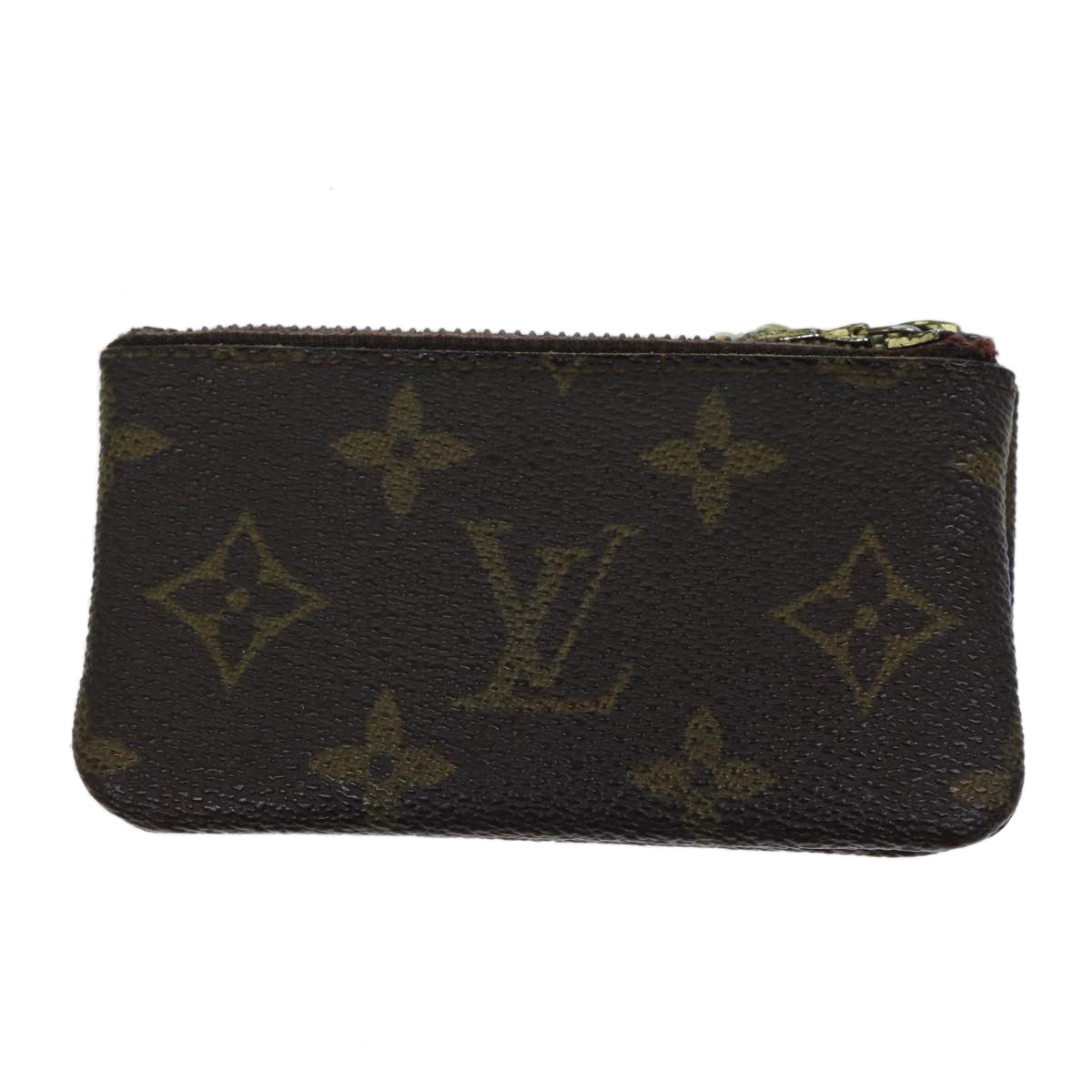 LOUIS VUITTON Monogram Pochette Cles Coin Purse M62650 LV Auth 71893 - 0