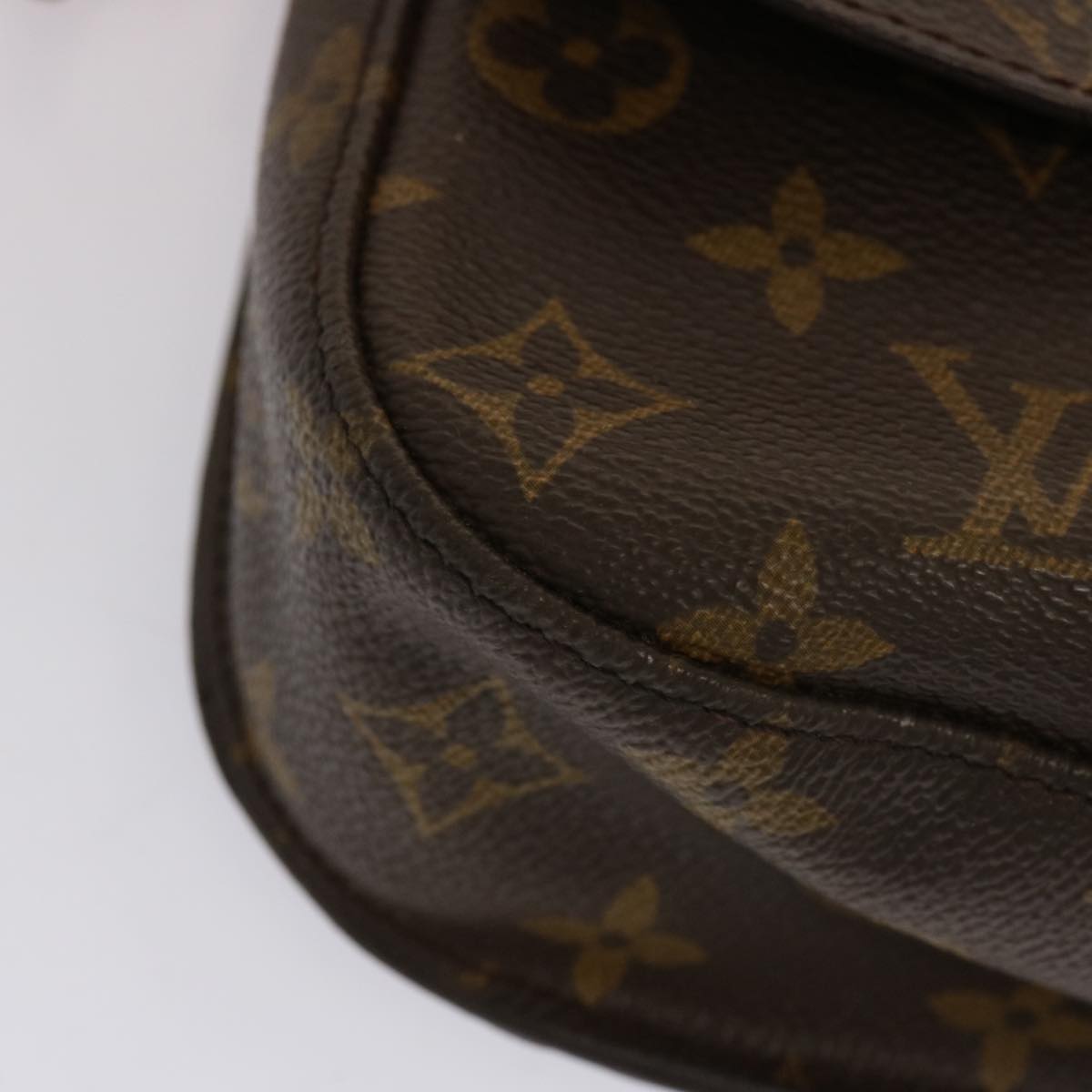 LOUIS VUITTON Monogram Saint Cloud MM Shoulder Bag M51243 LV Auth 71895