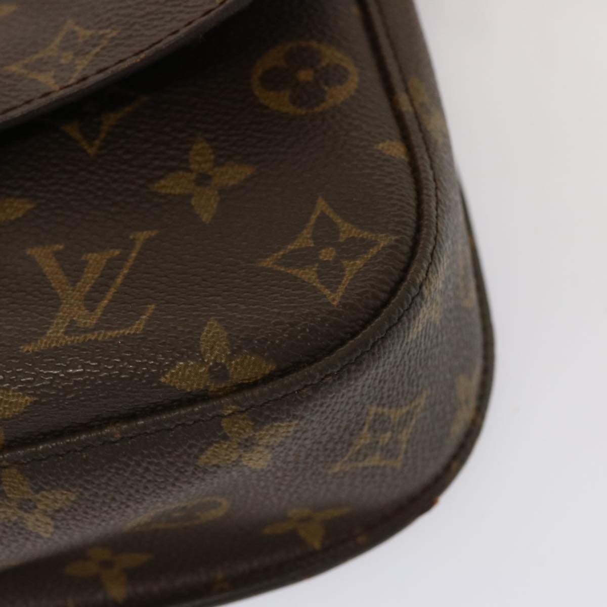 LOUIS VUITTON Monogram Saint Cloud MM Shoulder Bag M51243 LV Auth 71895