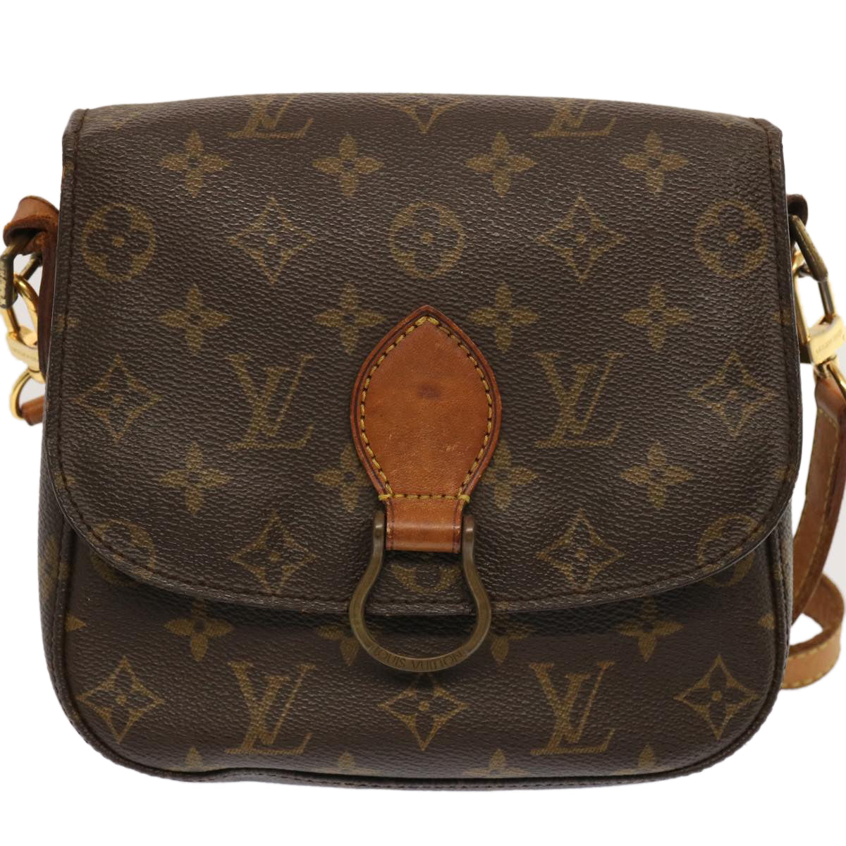 LOUIS VUITTON Monogram Saint Cloud MM Shoulder Bag M51243 LV Auth 71895