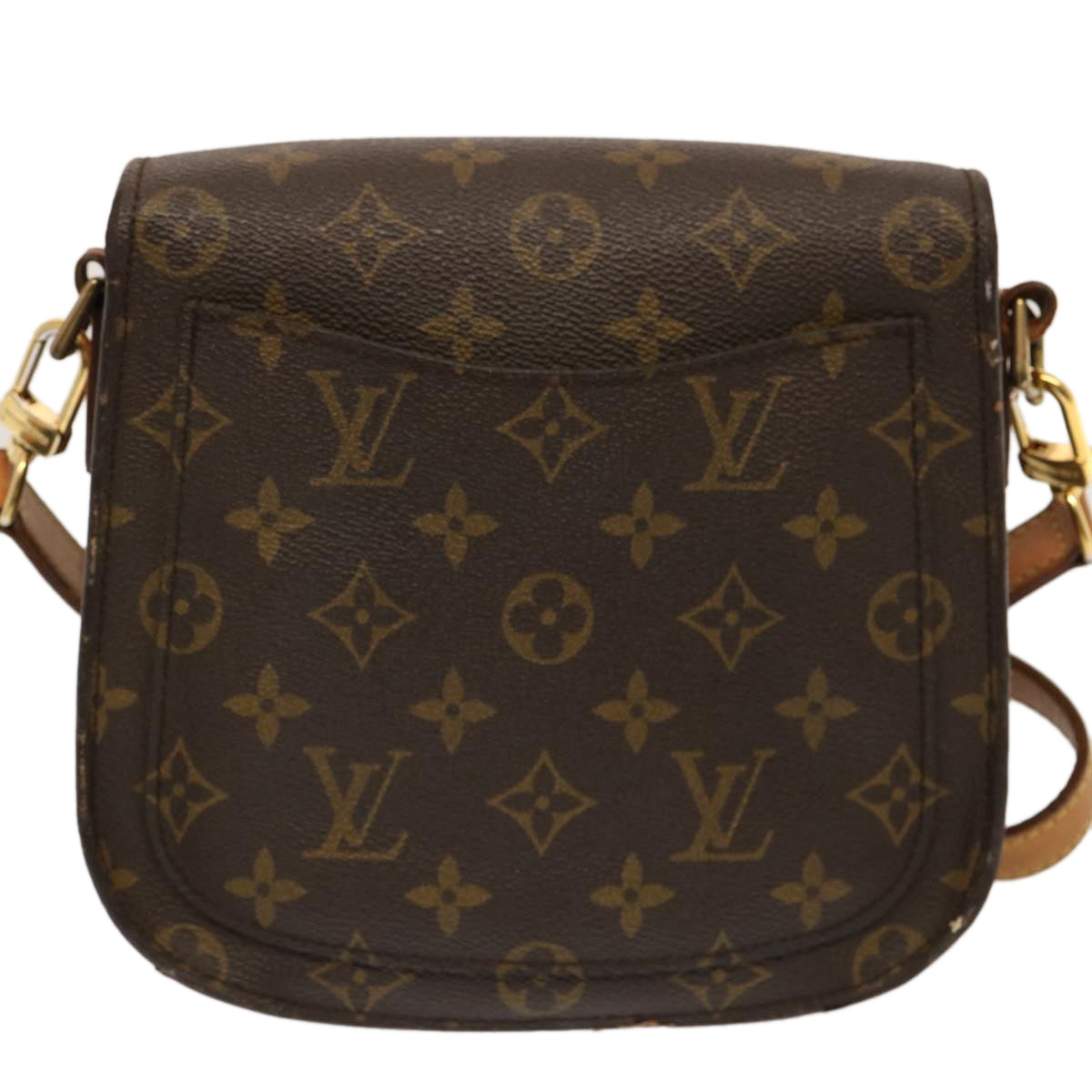 LOUIS VUITTON Monogram Saint Cloud MM Shoulder Bag M51243 LV Auth 71895