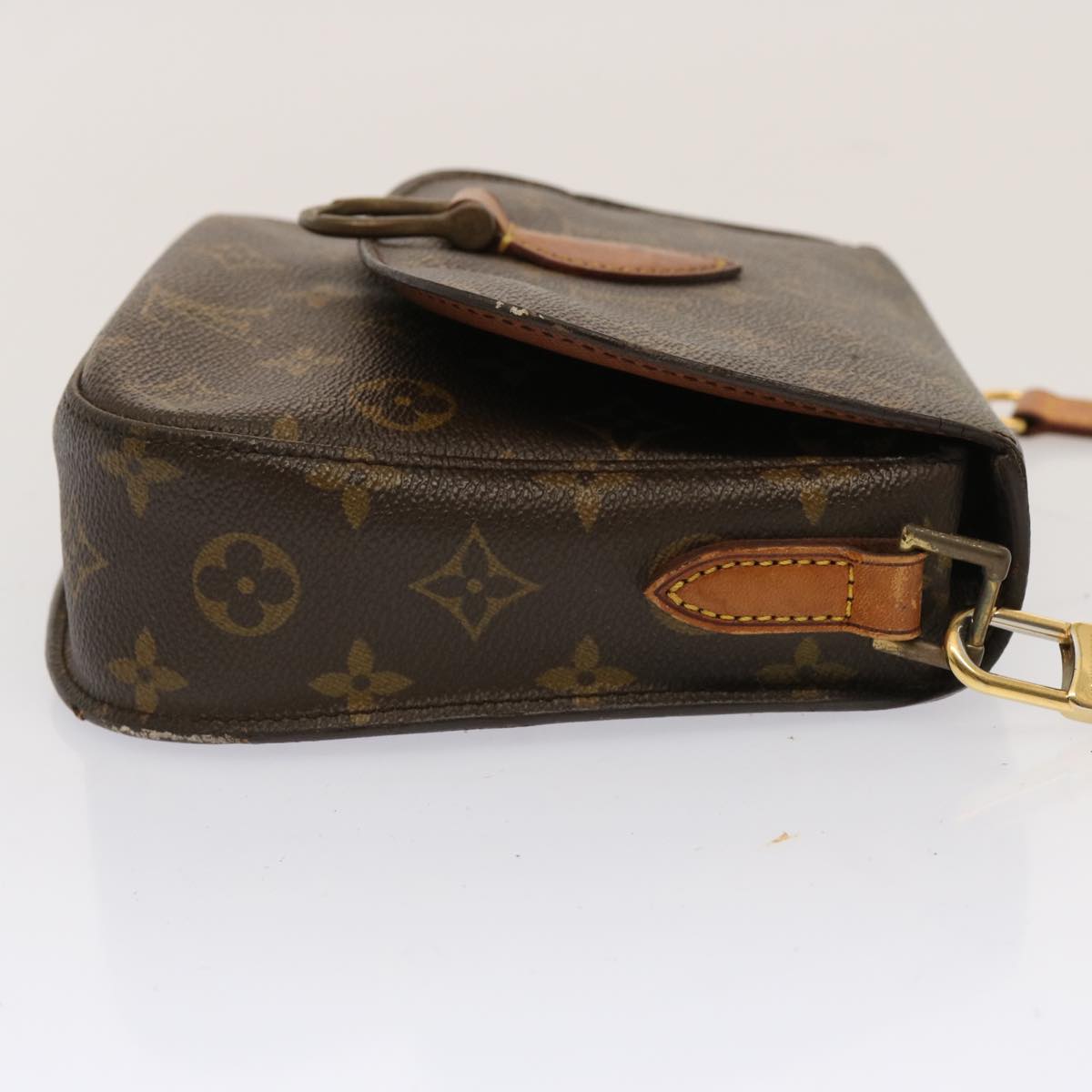 LOUIS VUITTON Monogram Saint Cloud MM Shoulder Bag M51243 LV Auth 71895