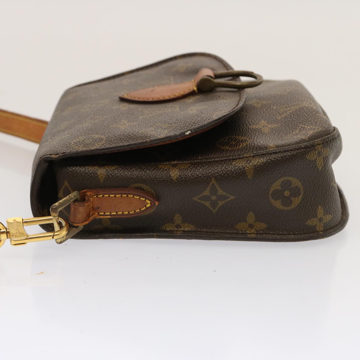 LOUIS VUITTON Monogram Saint Cloud MM Shoulder Bag M51243 LV Auth 71895