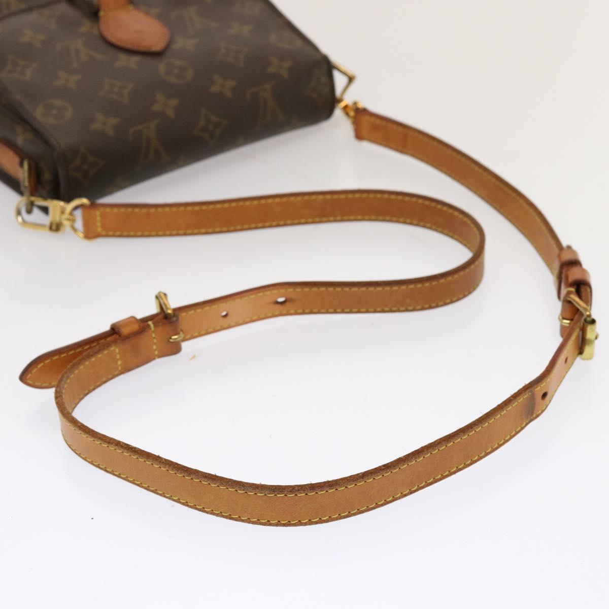 LOUIS VUITTON Monogram Saint Cloud MM Shoulder Bag M51243 LV Auth 71895