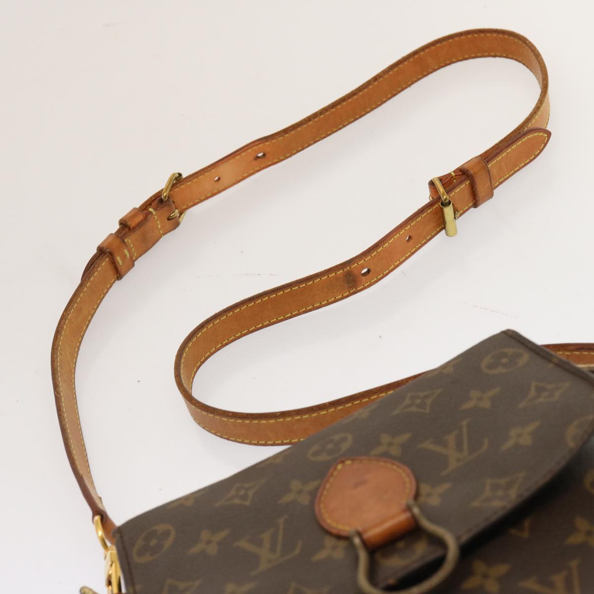 LOUIS VUITTON Monogram Saint Cloud MM Shoulder Bag M51243 LV Auth 71895