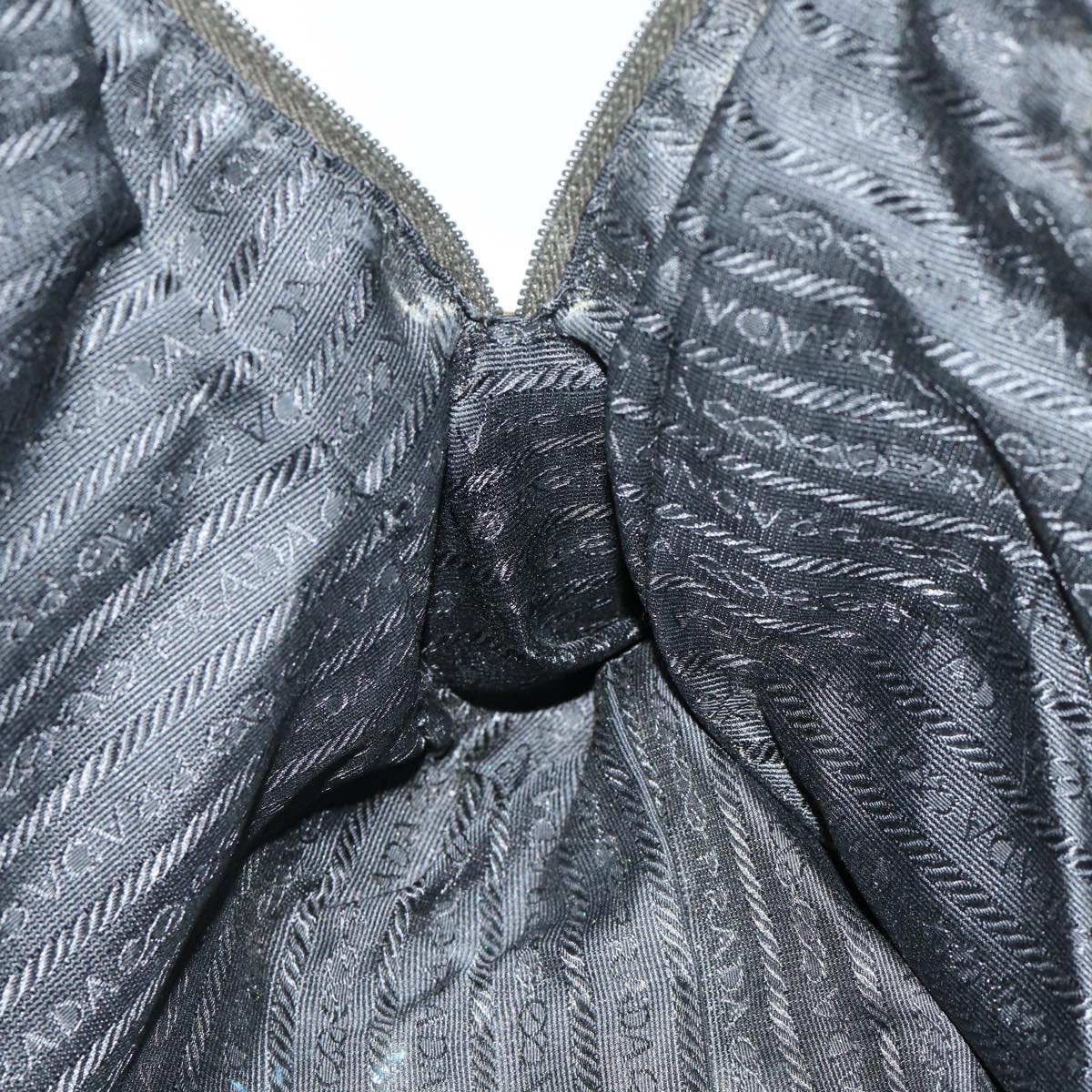 PRADA Shoulder Bag Nylon Khaki Auth 71908
