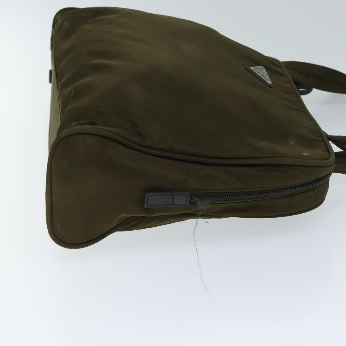PRADA Shoulder Bag Nylon Khaki Auth 71908 - 0