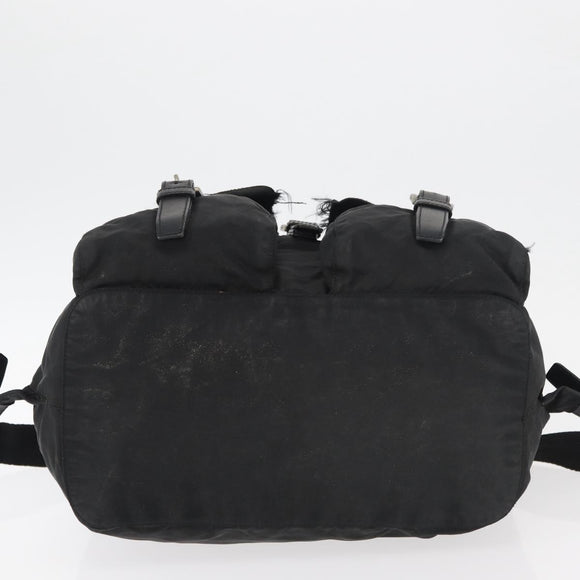 PRADA Backpack Nylon Black Auth 71911