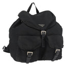 PRADA Backpack Nylon Black Auth 71911-1