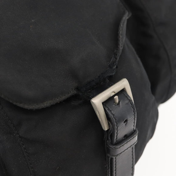 PRADA Backpack Nylon Black Auth 71911