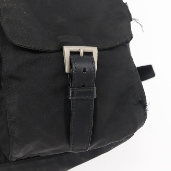 PRADA Backpack Nylon Black Auth 71911