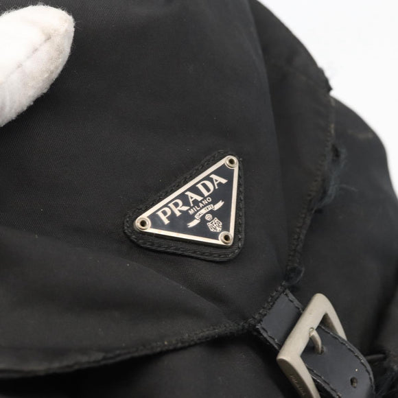 PRADA Backpack Nylon Black Auth 71911