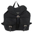 PRADA Backpack Nylon Black Auth 71911-22