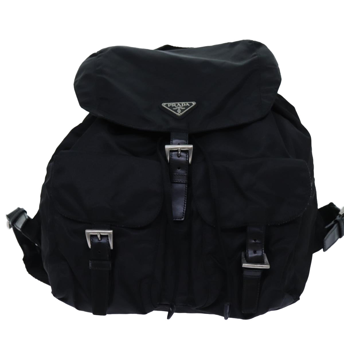 PRADA Backpack Nylon Black Auth 71912 - 0