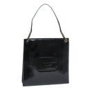 GUCCI Schultertasche Lackleder Schwarz 001 1013 3037 Auth 71915-1