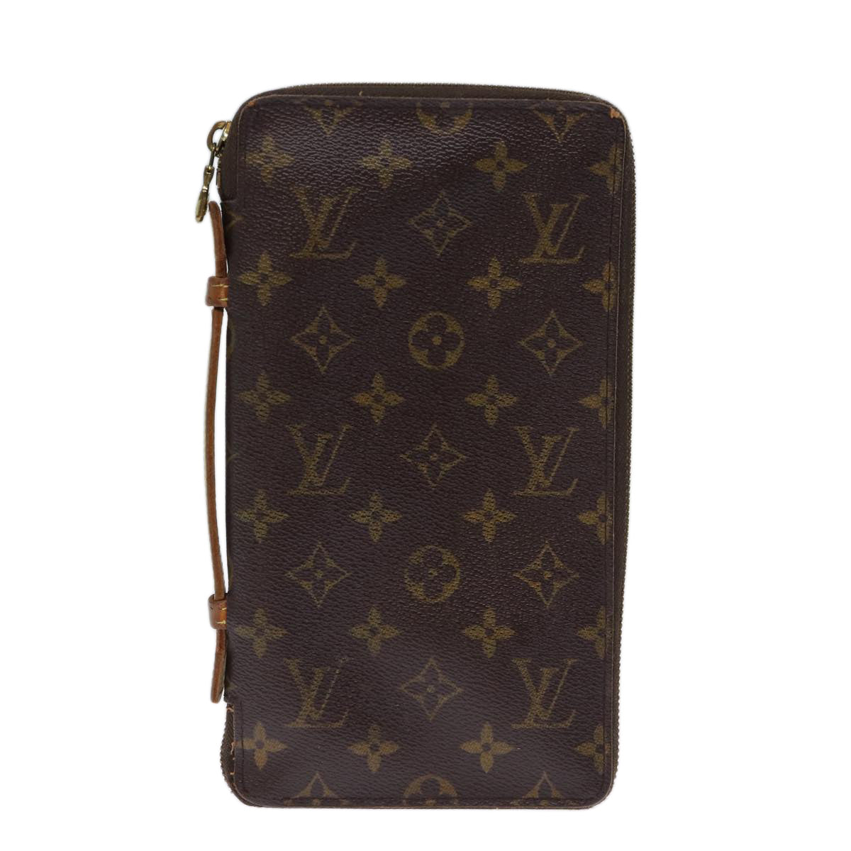 LOUIS VUITTON Monogram Organizer De Voyage Travel Case M60120 LV Auth 71935