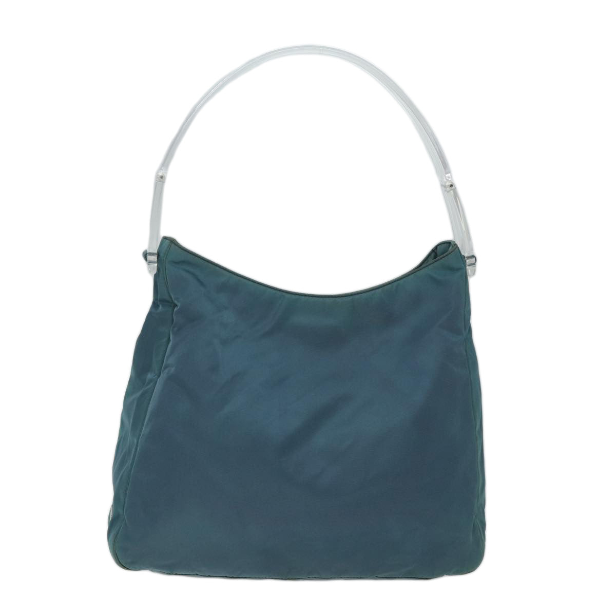 PRADA Shoulder Bag Nylon Green Auth 72004