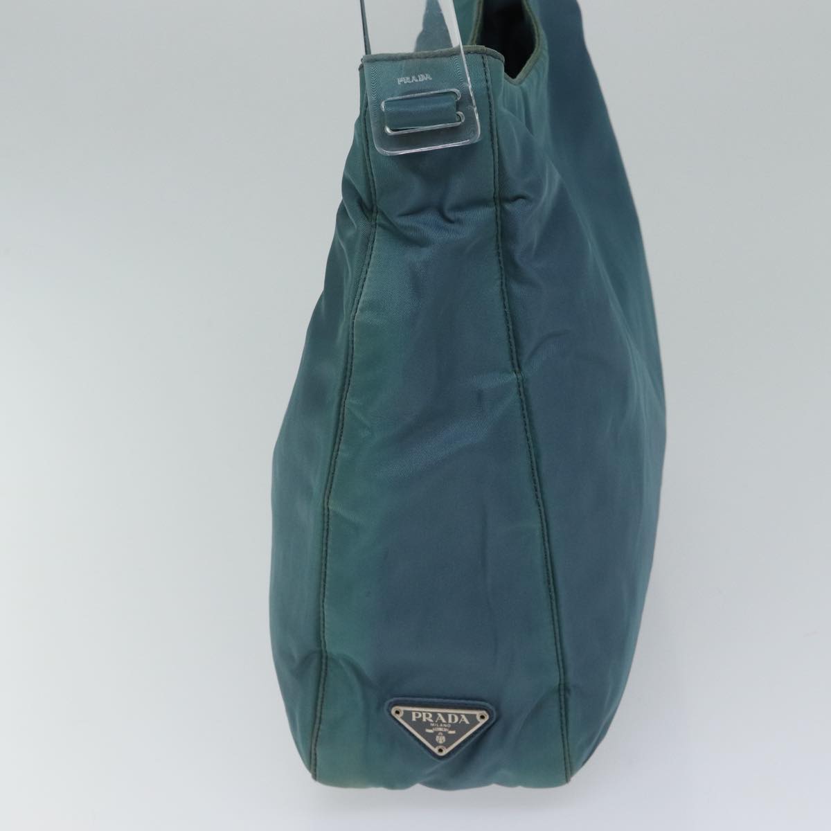 PRADA Shoulder Bag Nylon Green Auth 72004