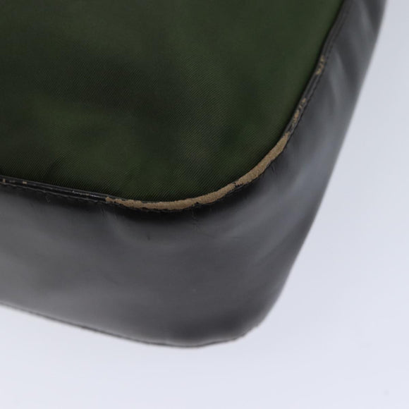 PRADA Shoulder Bag Nylon Khaki Auth 72009