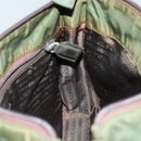 PRADA Schultertasche Nylon Khaki Auth 72009-20