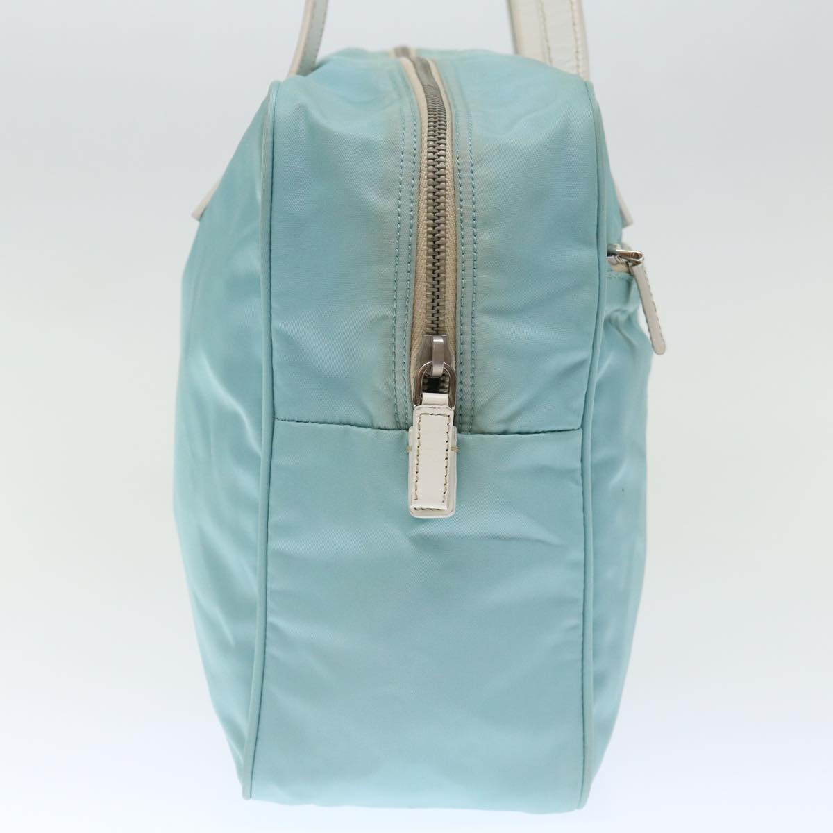 PRADA Shoulder Bag Nylon Light Blue Auth 72016