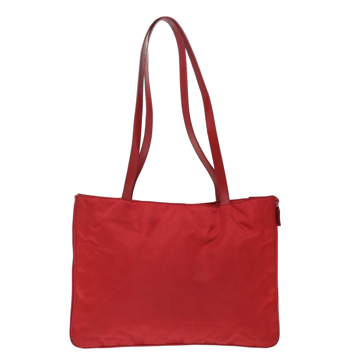 PRADA Shoulder Bag Nylon Red Auth 72021 - 0