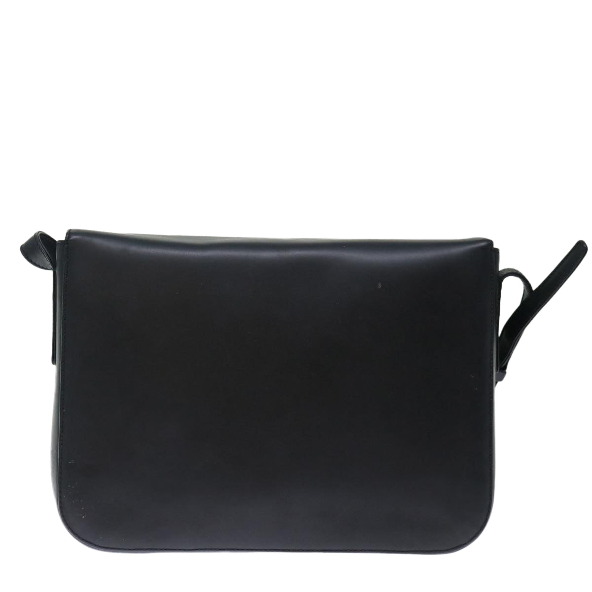 PRADA Shoulder Bag Leather Black Auth 72022 - 0