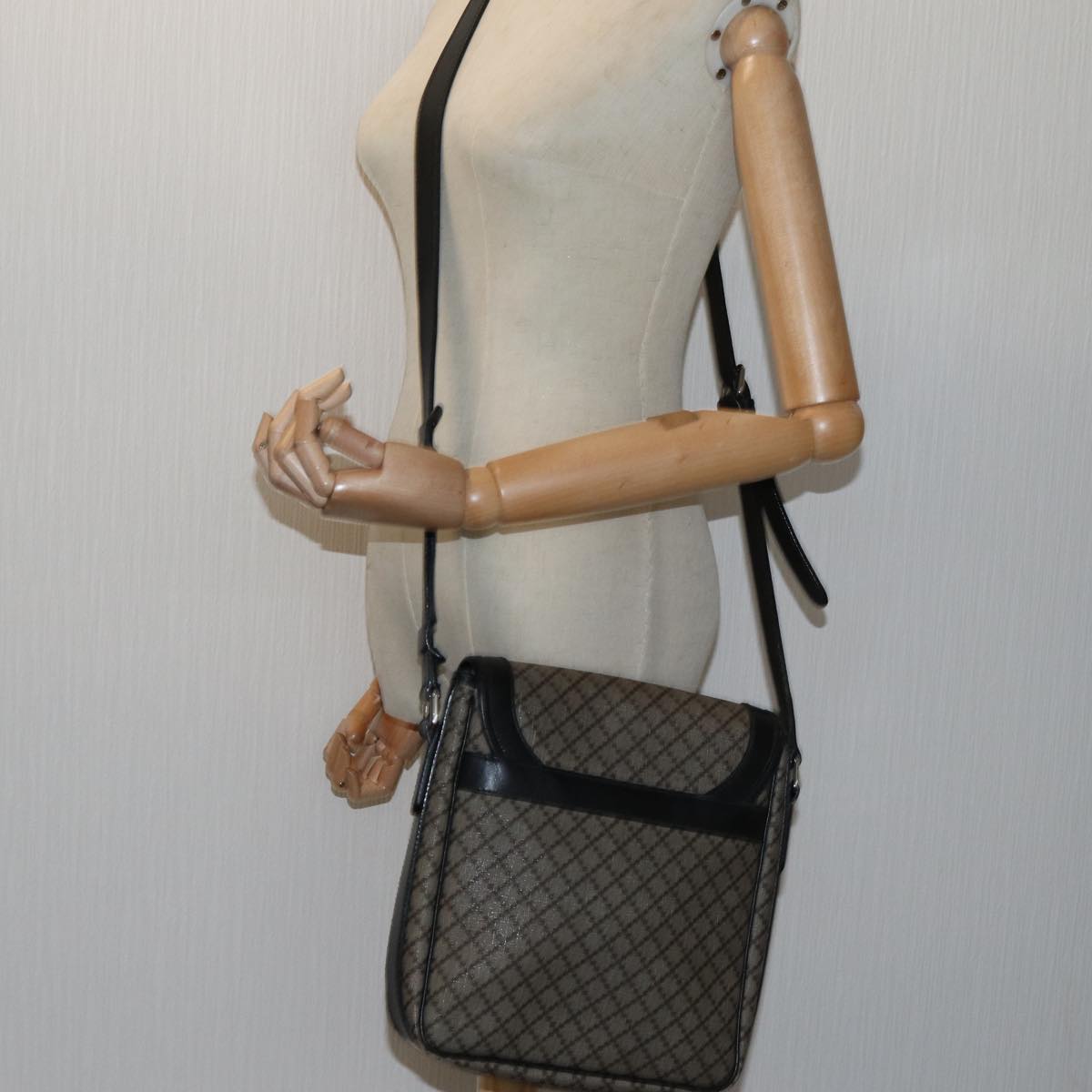 GUCCI Shoulder Bag PVC Beige 295679 Auth 72028