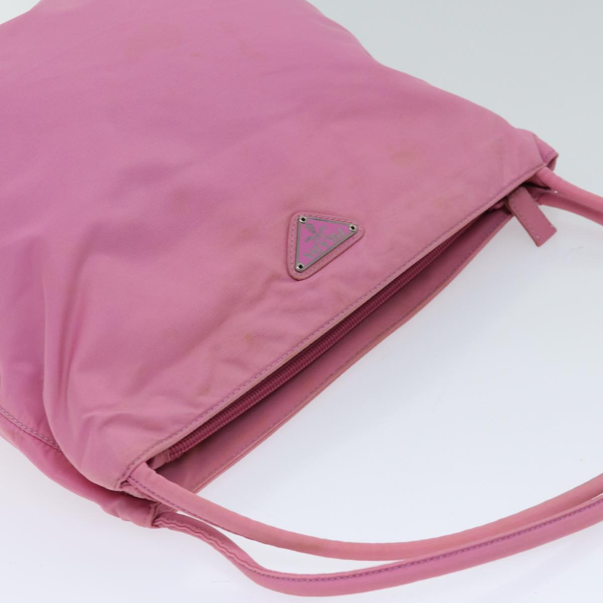 PRADA Shoulder Bag Nylon Pink Auth 72029