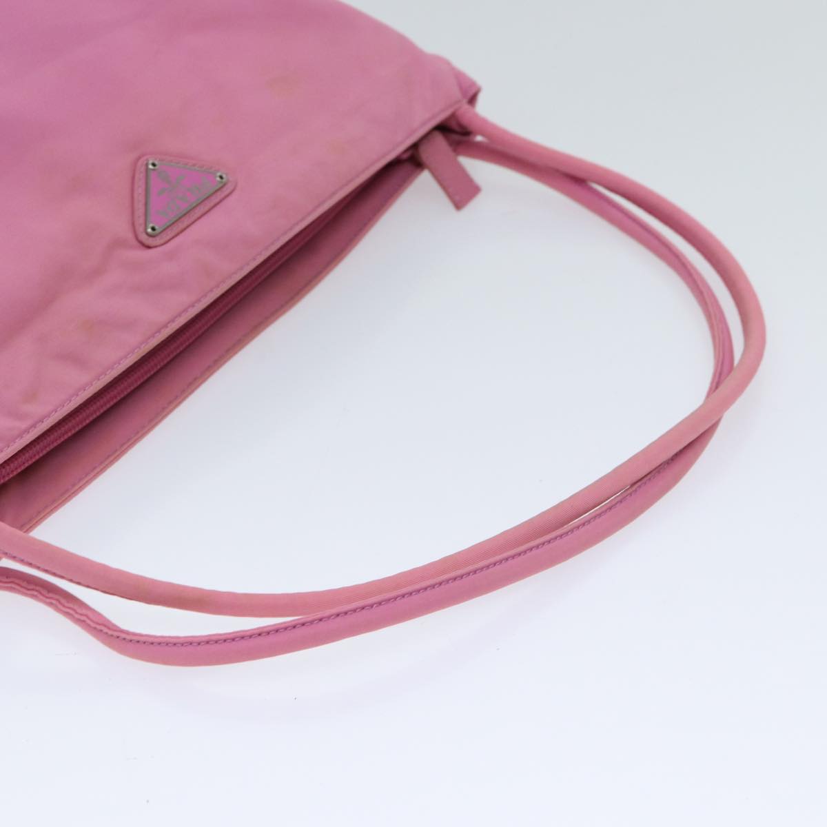 PRADA Shoulder Bag Nylon Pink Auth 72029