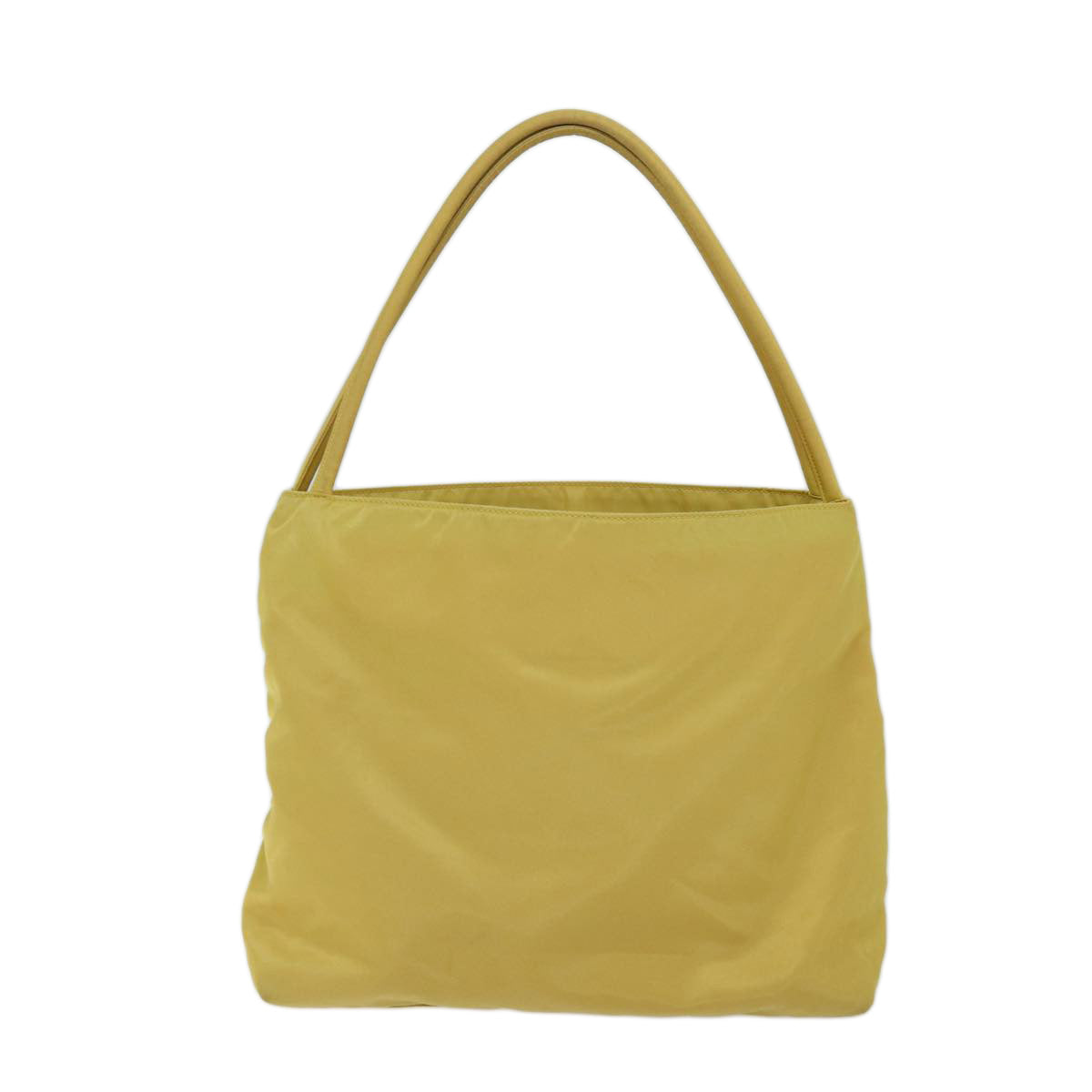 PRADA Shoulder Bag Nylon Yellow Auth 72039 - 0