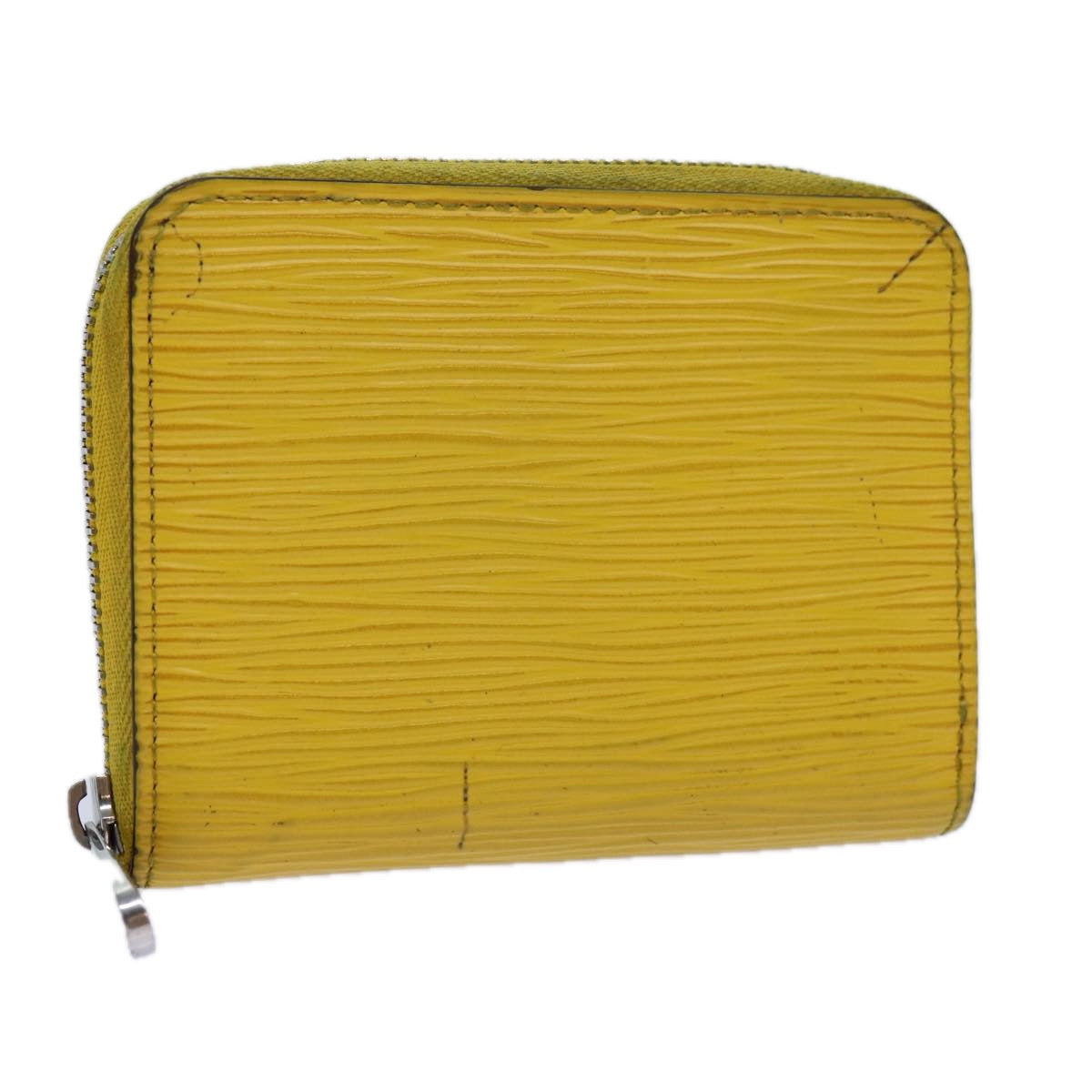 LOUIS VUITTON Epi Zippy Coin Purse Coin Purse Yellow M81227 LV Auth 72097