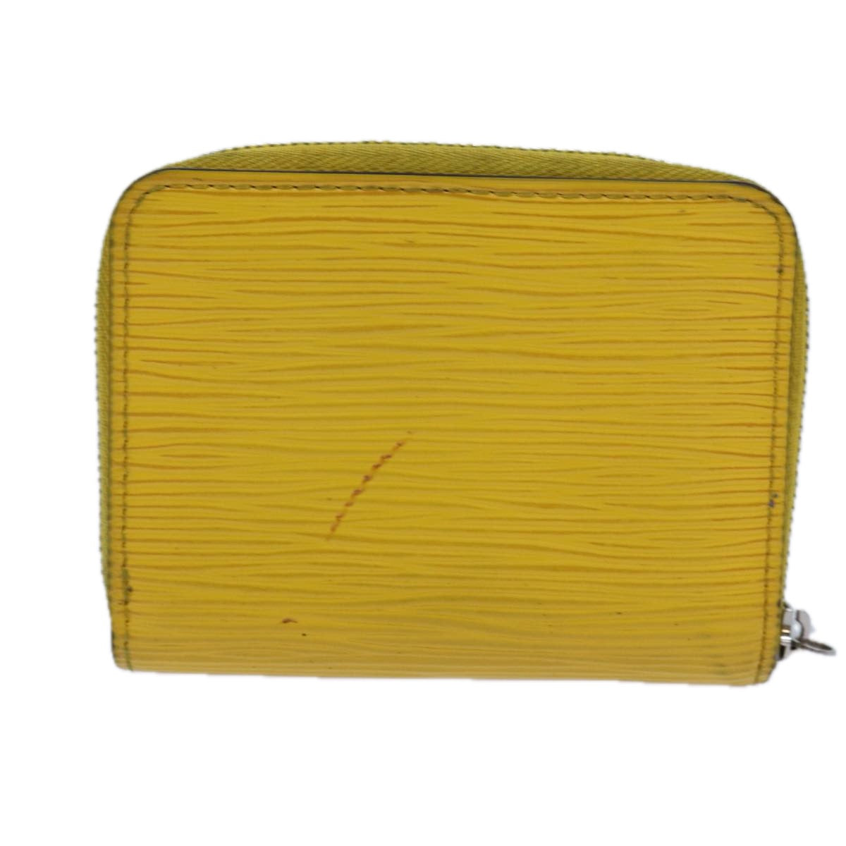 LOUIS VUITTON Epi Zippy Coin Purse Coin Purse Yellow M81227 LV Auth 72097 - 0