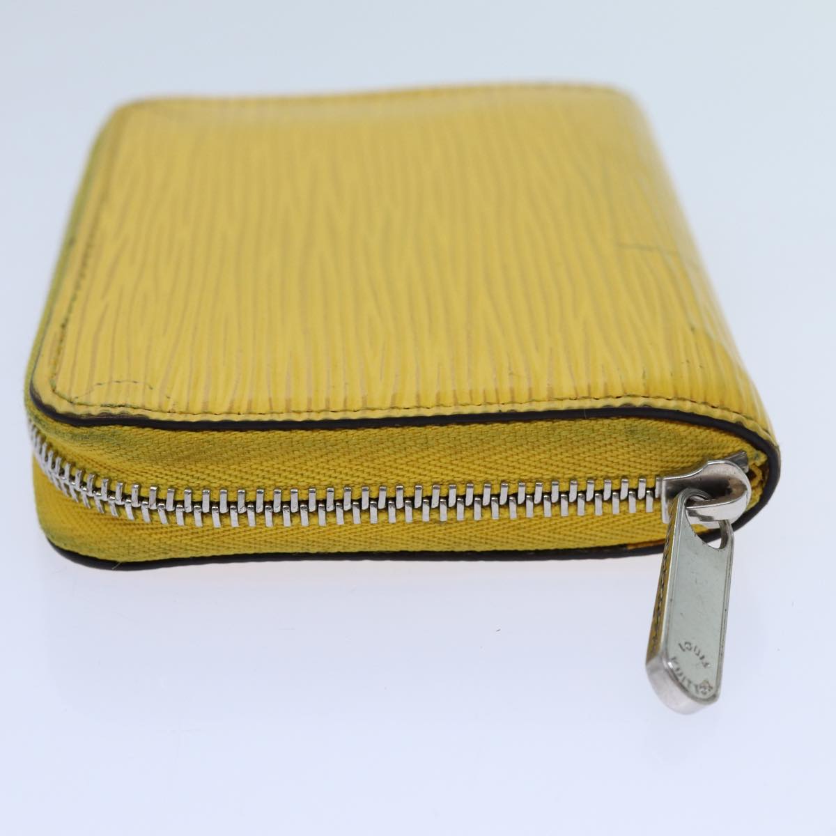 LOUIS VUITTON Epi Zippy Coin Purse Coin Purse Yellow M81227 LV Auth 72097