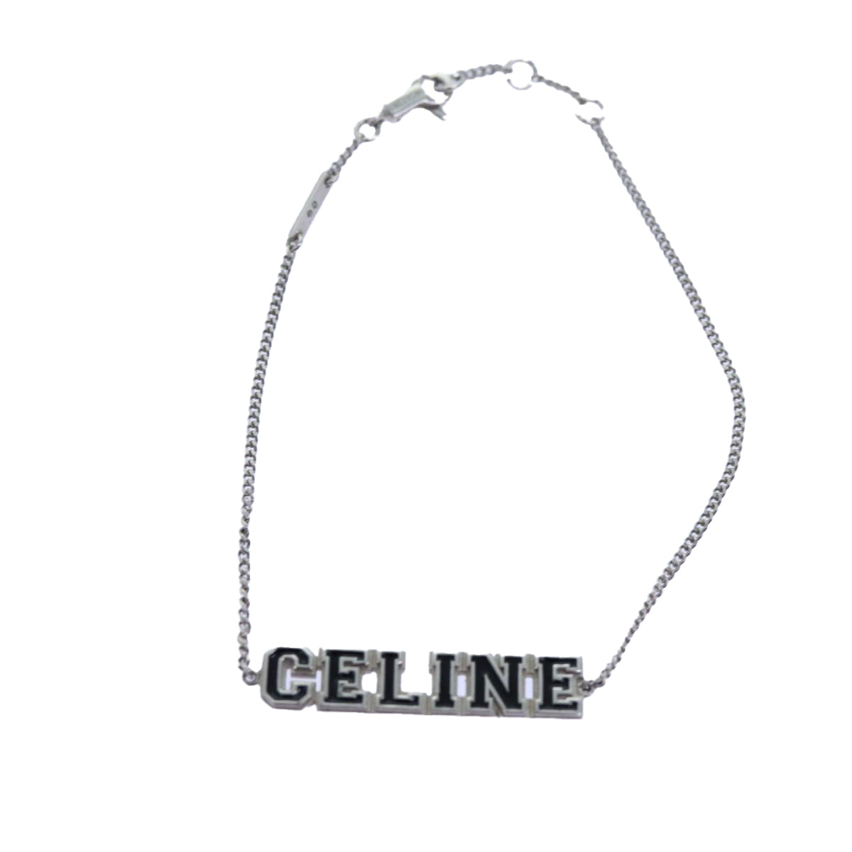 CELINE Bracelet Silver Auth 72100 - 0