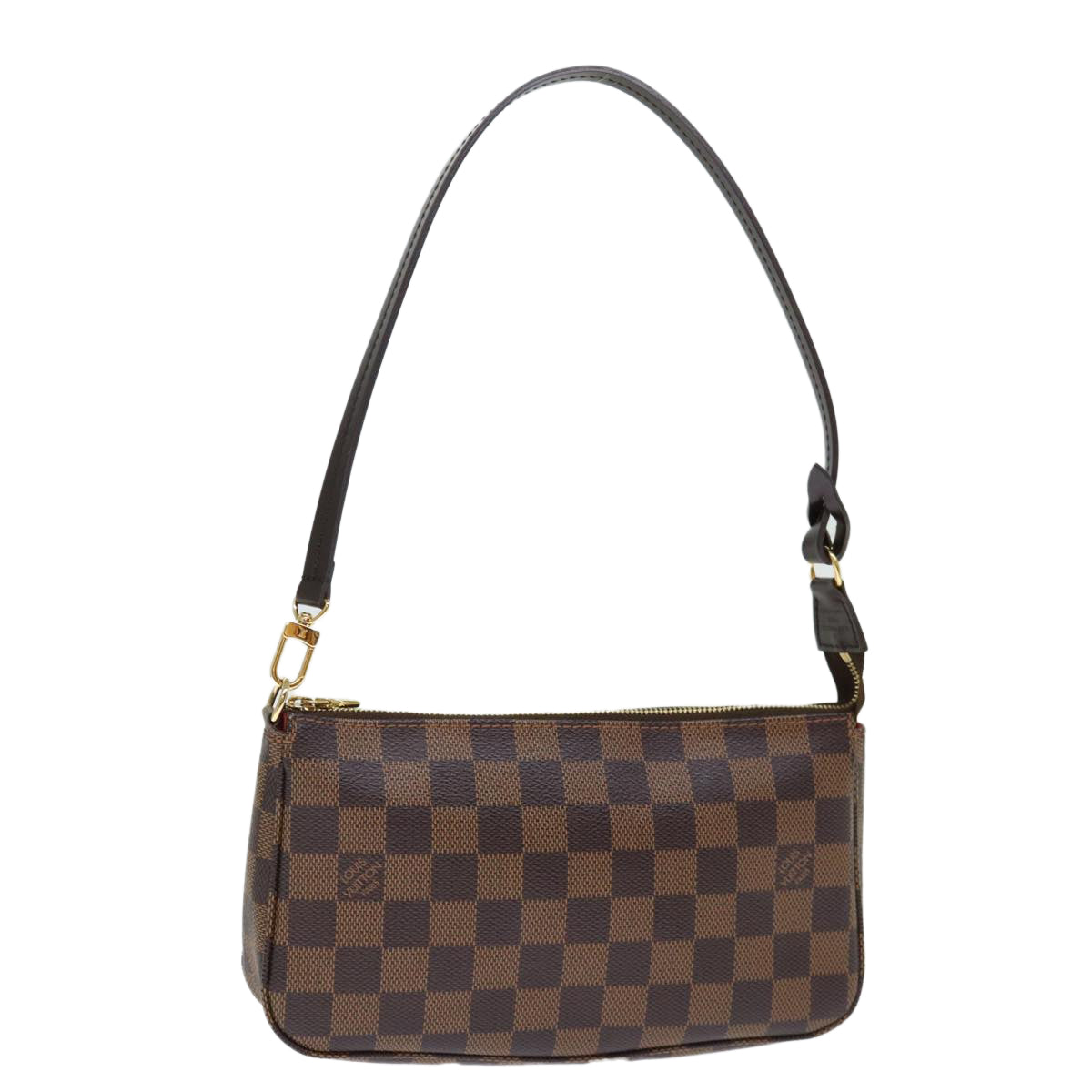 LOUIS VUITTON Damier Ebene Pochette Accessoires Pouch N41206 LV Auth 72102SA