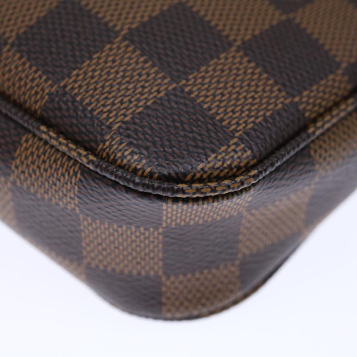 LOUIS VUITTON Damier Ebene Pochette Accessoires Pouch N41206 LV Auth 72102SA