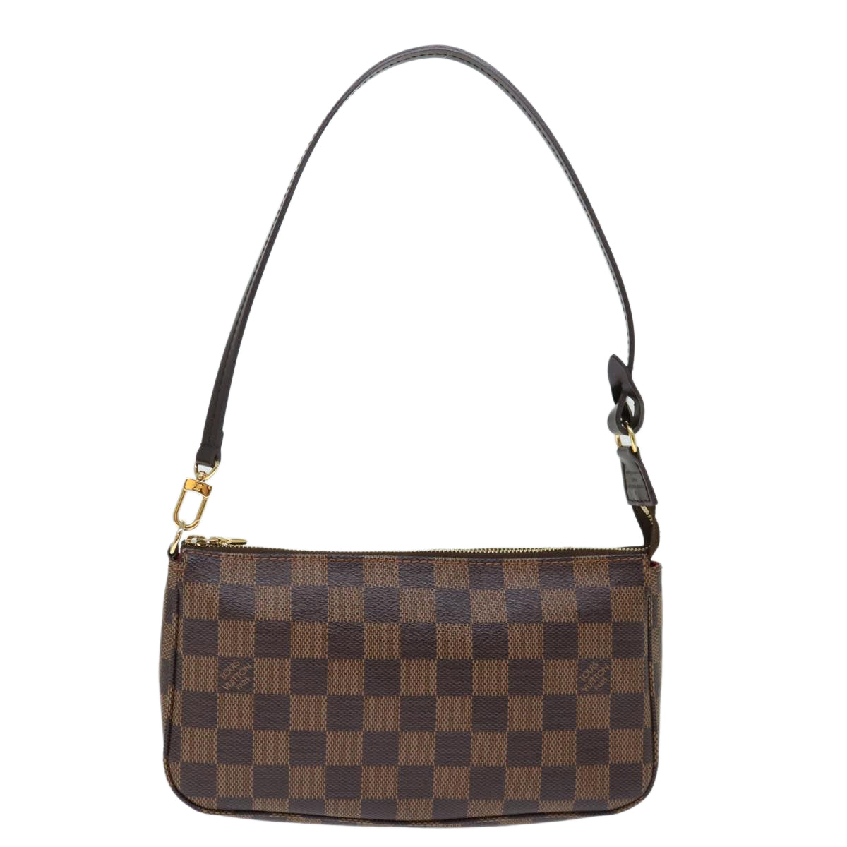 LOUIS VUITTON Damier Ebene Pochette Accessoires Pouch N41206 LV Auth 72102SA