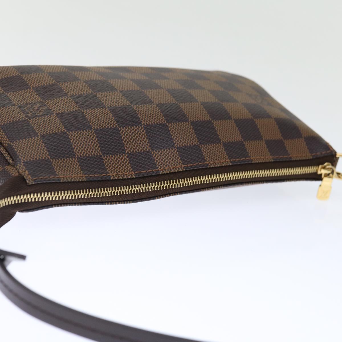 LOUIS VUITTON Damier Ebene Pochette Accessoires Pouch N41206 LV Auth 72102SA