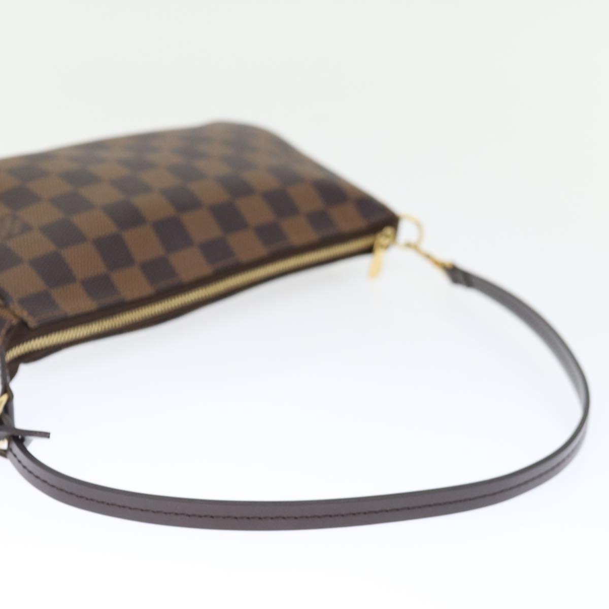 LOUIS VUITTON Damier Ebene Pochette Accessoires Pouch N41206 LV Auth 72102SA