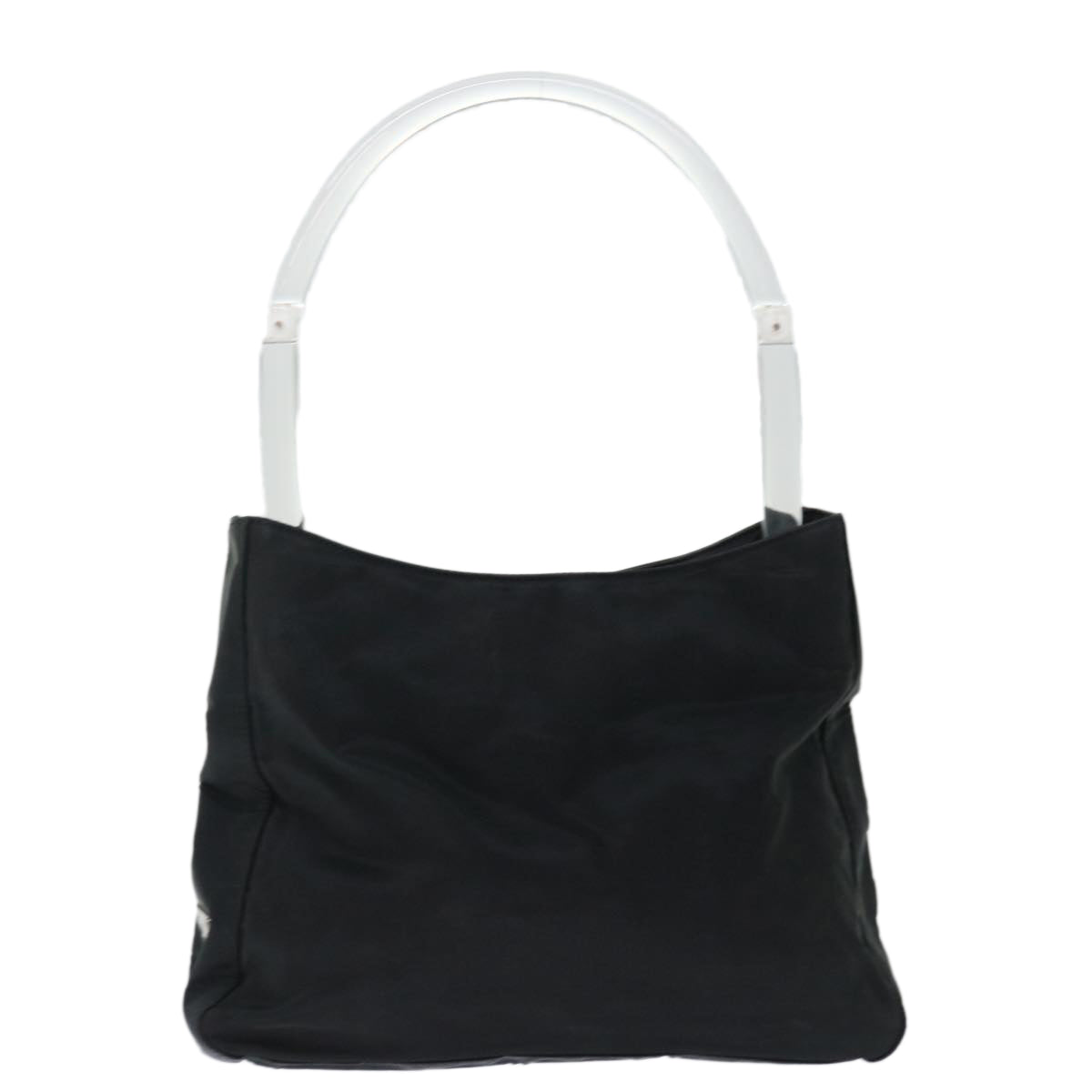 PRADA Shoulder Bag Nylon Black Auth 72103