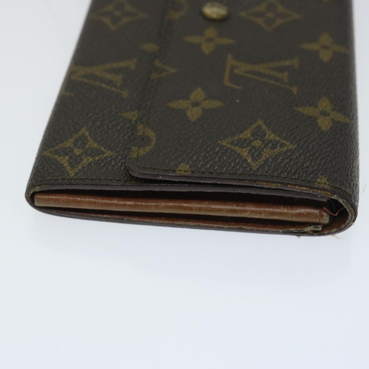 LOUIS VUITTON Monogram Pochette Porte Monnaie Credit Wallet M61725 Auth 72124